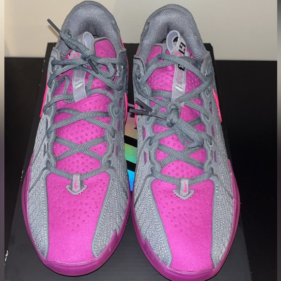 Nike GT Cut 3 Smoke Grey Hot Fuchsia - Picture 2 of 4